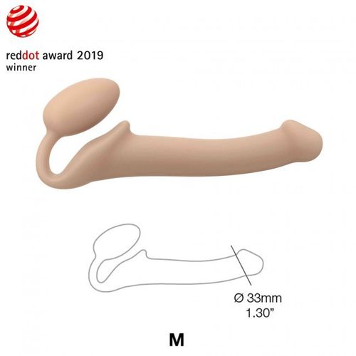 Strap-on-me Silicone bendable strap-on Flesh M na Arena.pl