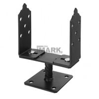 podstawa słupa regulowana z blachą 60-200mm - lb pb20