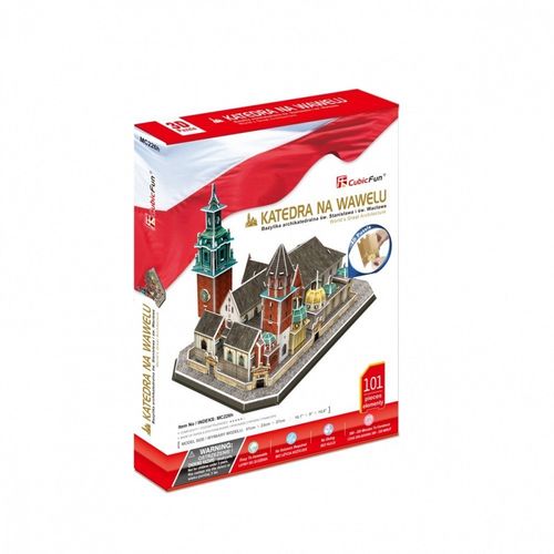 Puzzle 3D Katedra na Wawelu 101 elementów na Arena.pl