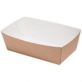 tacka papierowa głęboka kraft 14,5 x 8 x 5,5 cm 100 szt.