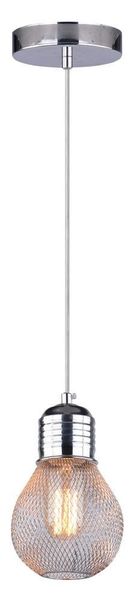 Gliva zwis 1x60W E27 chrom (bez żarówek) zdjęcie 1