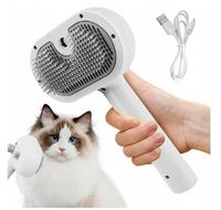 SZCZOTKA PAROWA DLA PSA KOTA ZWIERZĄT ELEKTRYCZNA DO PIELĘGNACJI SIERŚCI