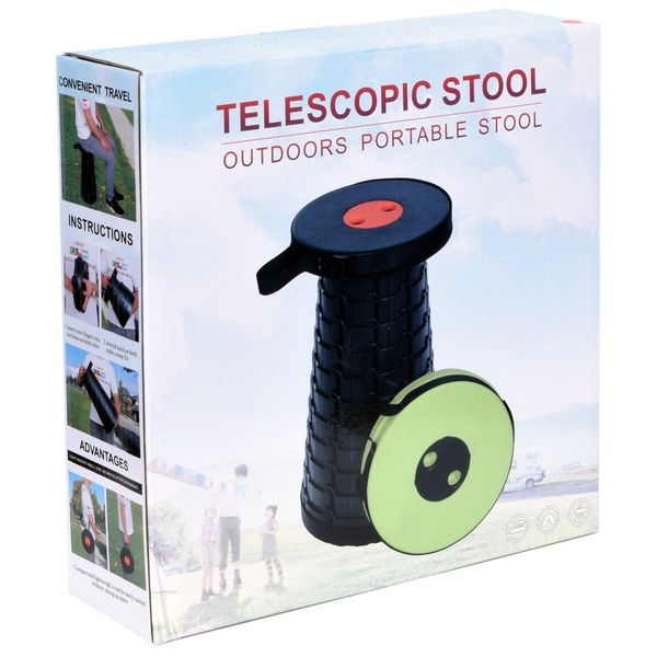 Przenośny stołek taboret składany czerwono-czarny Situp zdjęcie 10