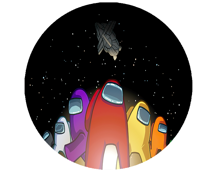 Opłatek na tort Among Us zdjęcie 1