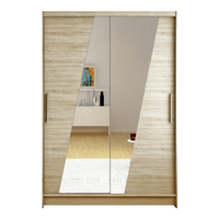 Szafa przesuwna MIAMI VIII 120cm - pojemna garderoba - SONOMA