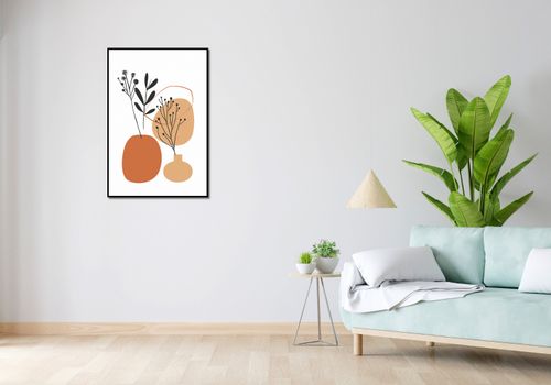 Plakat 61x90,5cm Botaniczny Pastel na Arena.pl