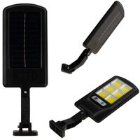 tg64682 lampa uliczna led latarnia solarna 72cob + uchwyt