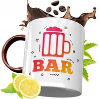 Kubek Bordowy Dla Barmana Na Urodziny Prezent Z Nadrukiem Ze Zdjęciem