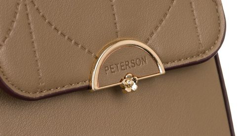 mini torebka-portfel ze skóry ekologicznej - peterson na Arena.pl