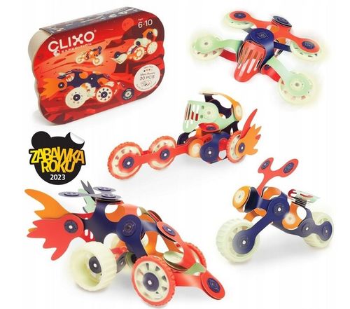 CLIXO CL-MARS Kosmiczna Ekspedycja Kreatywne klocki magnetyczne Nowość USA na Arena.pl