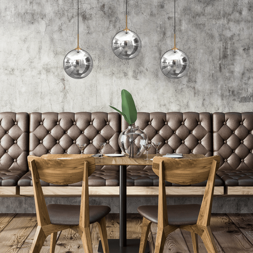 Lampa wisząca Reflex MLP8415 loftowe kule przydymione złote na Arena.pl