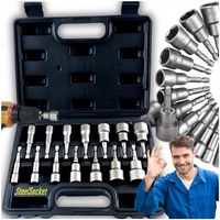 NASADKI KLUCZE NASADOWE NA WKRĘTARKĘ MOCNY MAGNES ZESTAW KOMPLET