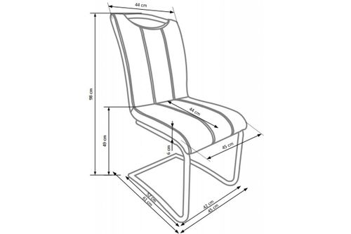 Krzesło K234 czarny na Arena.pl