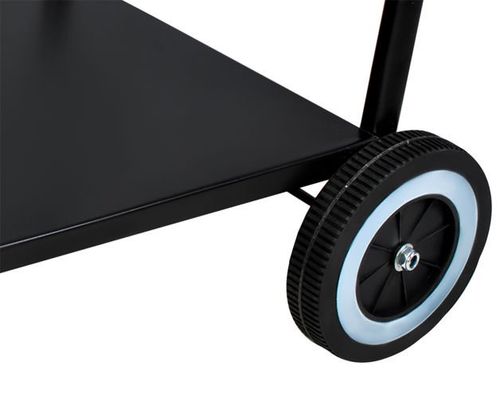 GRILL OGRODOWY WĘGLOWY OKRĄGŁY Z POKRYWĄ I PÓŁKAMI na Arena.pl