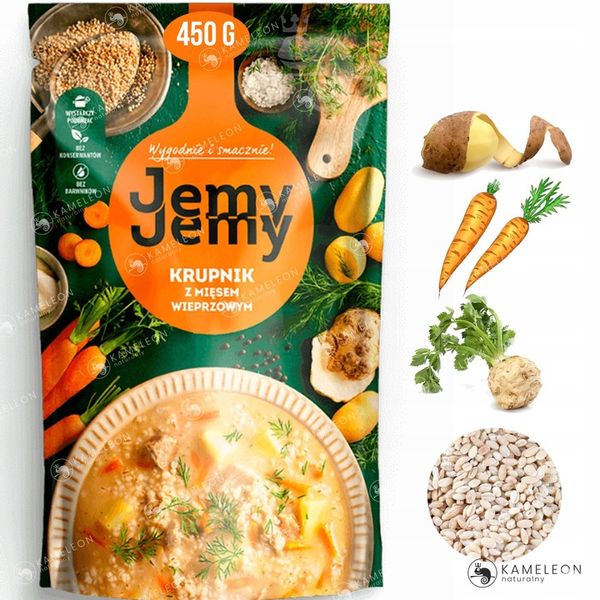 JEMY JEMY ZUPY TRADYCYJNE gotowe danie zupa ZESTAW 10sztuk MIX SMAKÓW 4,5KG zdjęcie 12