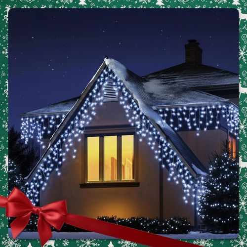 SOPLE LED 500 LAMPKI ZIMNE WISZĄCE 24M ZEWNĘTRZNE WEWNĘTRZNE EFEKT FLASH na Arena.pl