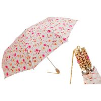 Luksusowy Parasol Składany Primavera 2 Kwiaty Pasotti Handmade Włochy