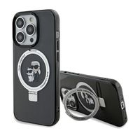 Etui Karl Lagerfeld do iPhone 14 Pro, Czarny, MagSafe