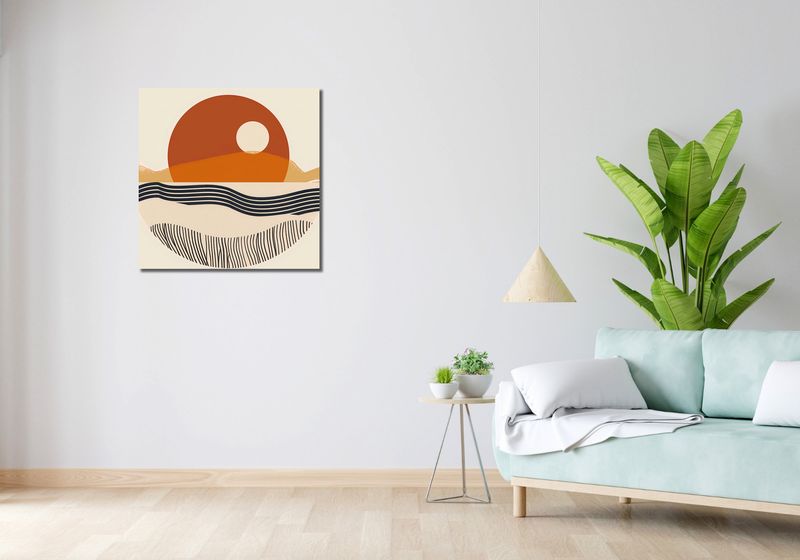 Obraz 70x70cm Pół na Całość zdjęcie 2