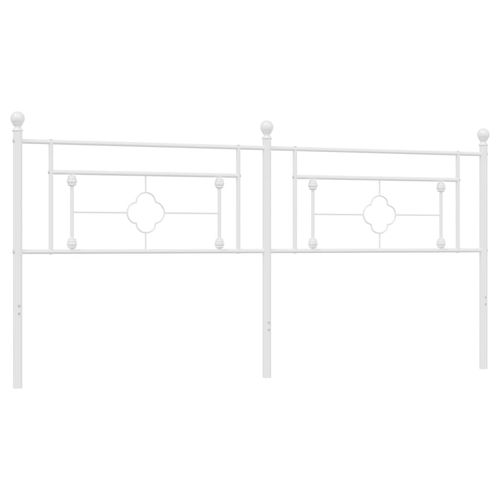 Metalowe wezgłowie, białe, 193 cm na Arena.pl