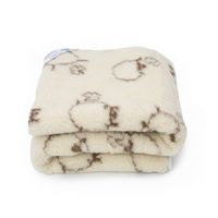 koc wełniany merynos australijski, wzór owieczki 160x200 (+-5cm)