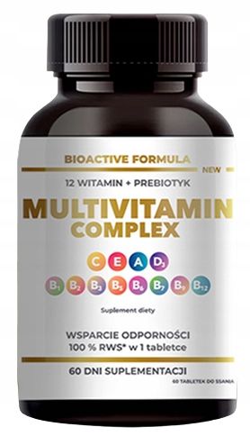 Intenson Multivitamin Complex Witamina C Witamina D 60 tabletek na Arena.pl