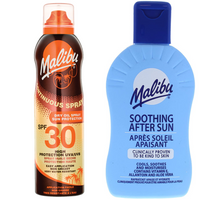 Malibu SPF30 Balsam Ochronny W Aerozolu 175ml + Balsam Po Opalaniu 200ml