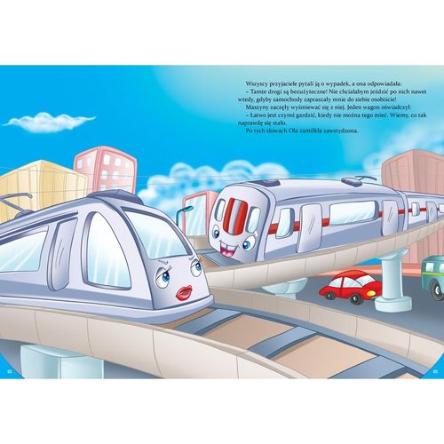 Przygody Wesołych Pojazdów Bajki dla Dzieci Twarda Oprawa 128 str na Arena.pl