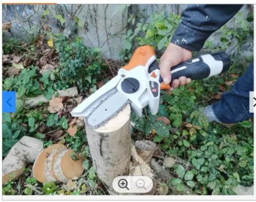 Piła pilarka łańcuchowa 4 cale +2 akumulatory na Arena.pl