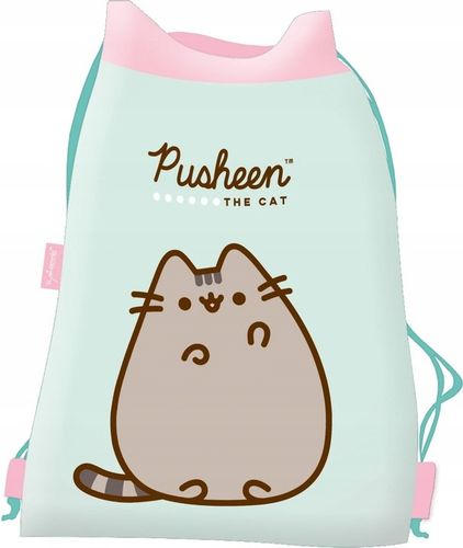 Plecak szkolny PUSHEEN MINT Kot Kotek ST.Right PUSZIN PIÓRNIK WOREK BIDON na Arena.pl