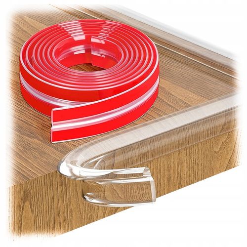 BEZBARWNA LISTWA ZABEZPIECZAJĄCA KANTY MEBLI RANTY Narożniki Krawędzie na Arena.pl