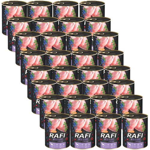 Rafi z królikiem, borówką i żurawiną 24 x 400 g na Arena.pl