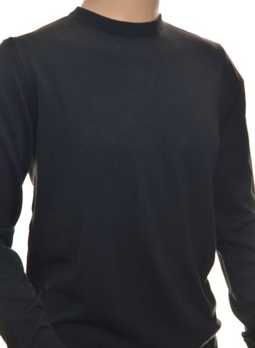 Sweter męski granatowy gładki wełniany XXL 2XL na Arena.pl