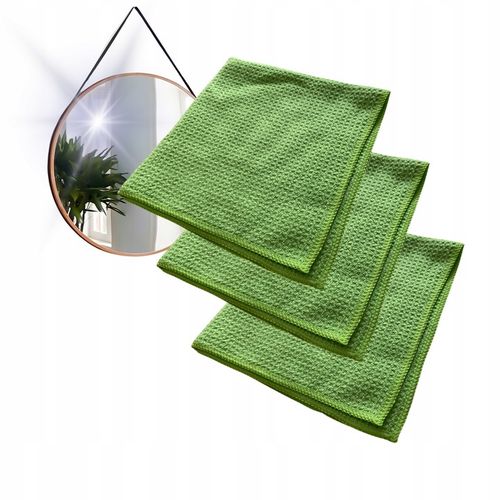 CarGlowGoods Storm mikrofibra waflowa do szyb w aucie szkła okien 40x40 3x na Arena.pl