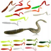 Zestaw 20 sztuk Guma Twister 10 x 10 cm i 10 x 7 cm sztuczna przynęta