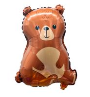 Balon foliowy Brązowy Niedźwiadek miś 47x65 cm