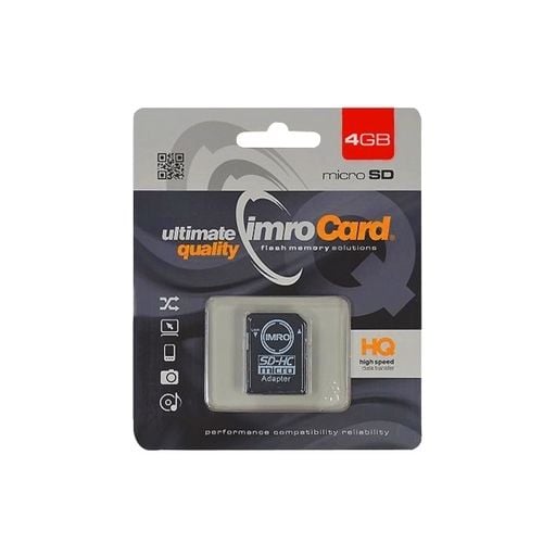 karta pamięci microsd 4gb imro + adp 10c na Arena.pl