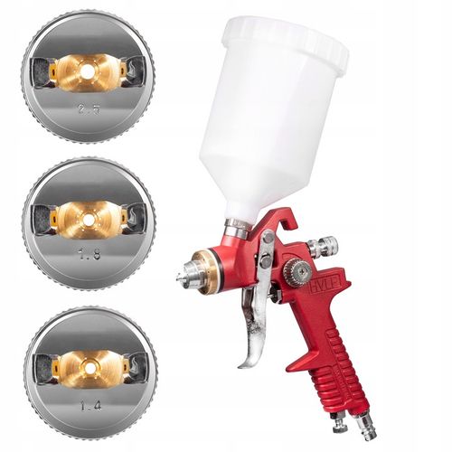 Pistolet Lakierniczy do malowania 1,4 + 1,8 + 2,5 na Arena.pl