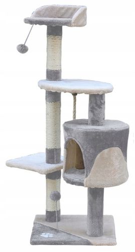 Drapak Dla Kota Kociaków Wieża Drzewko Legowisko Domek 5 Poziomów 112 cm na Arena.pl