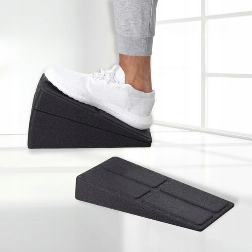 Bloczek pochylny squat wedge block 3 elementy do rozciągania przysiady nogi na Arena.pl