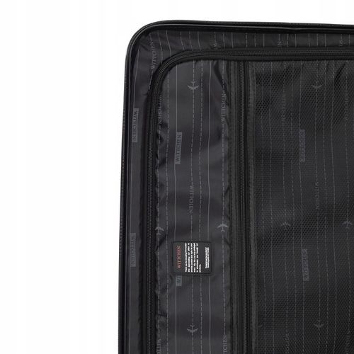 WITTCHEN duża walizka z ABS-u z logo czarna na Arena.pl