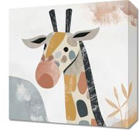 Obraz 40x40cm Żyrafa Bambino