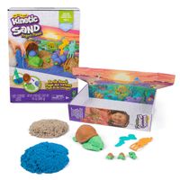 SPIN MASTER PIASEK KINETYCZNY MAGICZNY KINETIC SAND ZESTAW PLAŻA ŻÓŁWI