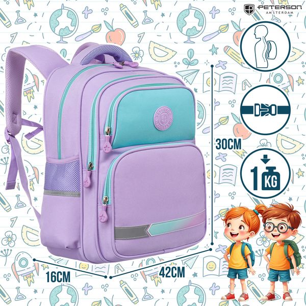 plecak ptn ps1-6036 purple zdjęcie 2