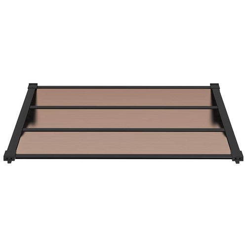 Daszek nad drzwi, czarny, 122x90 cm, poliwęglan na Arena.pl