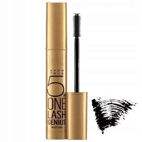 Avon - tusz do rzęs Geniusz 5 w 1 Blackest Black na Arena.pl