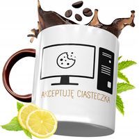 Kubek Bordowy Dla Informatyka Na Urodziny Prezent Z Nadrukiem Ze Zdjęciem