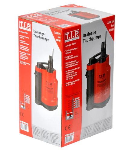 POMPA DO WODY ZE ZINTEGROWANYM PŁYWAKIEM 7500l/h na Arena.pl