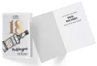 Kartka na Osiemnastkę dla Chłopaka - 18 Urodziny - Whisky