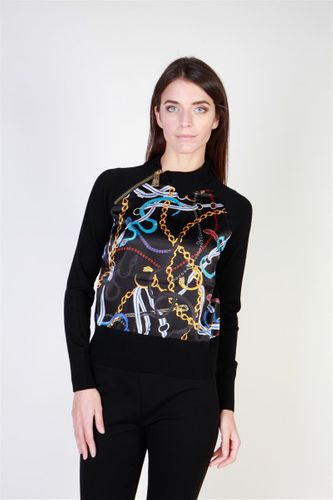 Cavalli Class sweter damski czarny 46 na Arena.pl